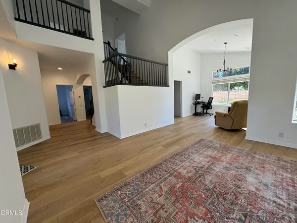 a view of a living room