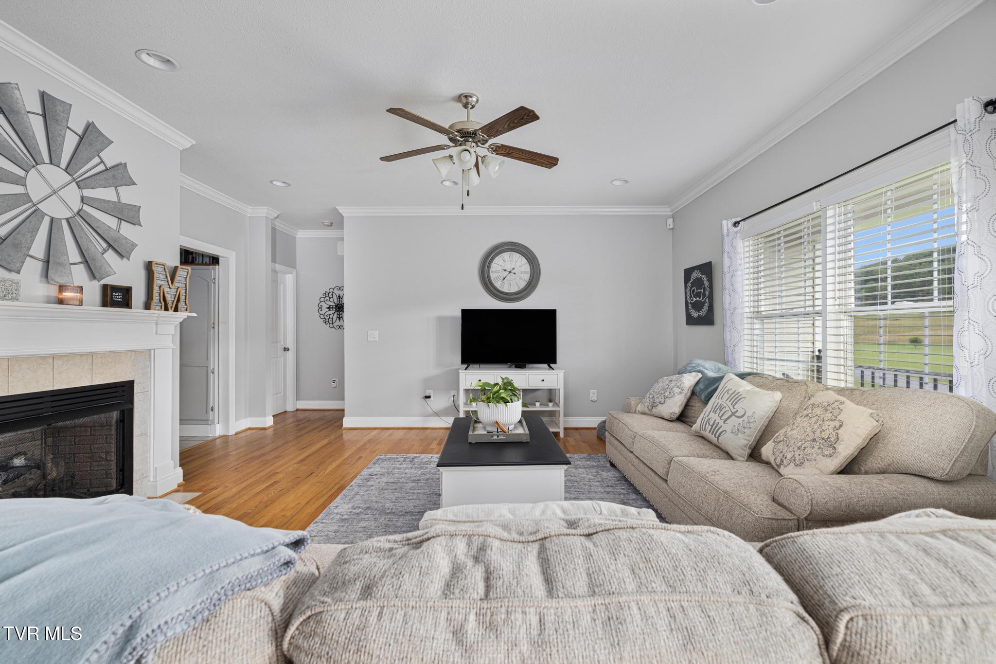 183 Jay Armentrout Road Jonesborough, TN 37659 - Photo 8 of 50 Living room with fireplace