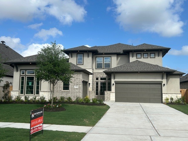4418 Heather Xing Road Fulshear, TX 77441 - Photo 2 of 22 Cambridge plan also offers a split 3 car garage, and additional storage on the 2 car with a front courtyard to enjoy.