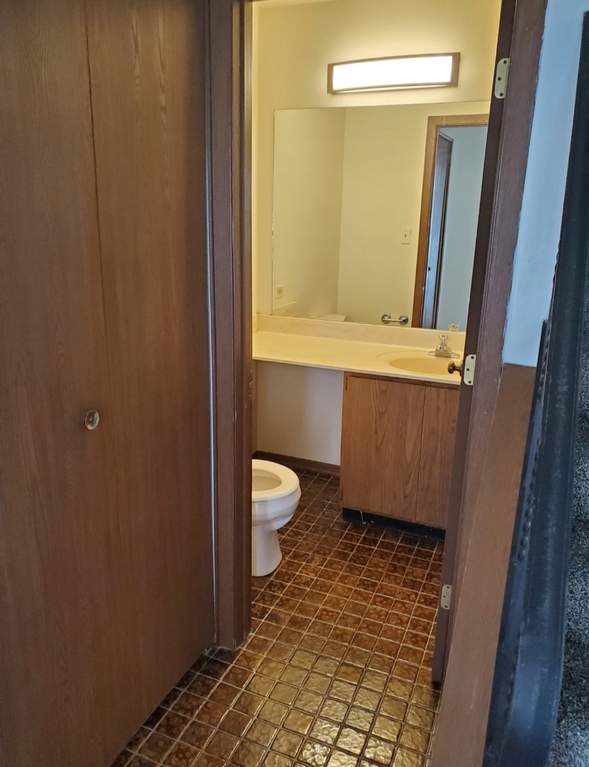 54 Churn Road Matteson, IL 60443 - Photo 15 of 19 a bathroom with a sink and a toilet
