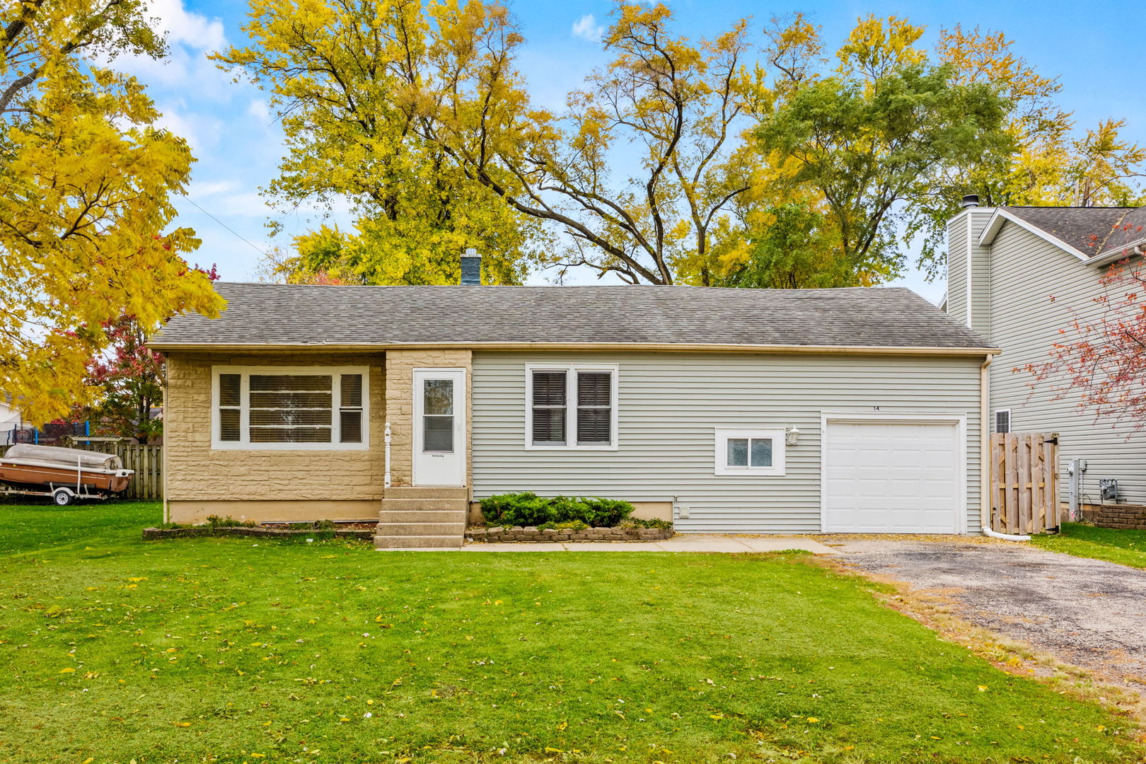 14 Deerpath Road Lake In The Hills, IL 60156 - Photo 1 of 30 a front view of house with yard