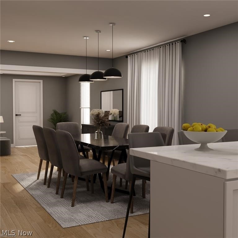 210 Sunset Road Avon Lake, OH 44012 - Photo 10 of 18 Dining room featuring light hardwood / wood-style flooring
