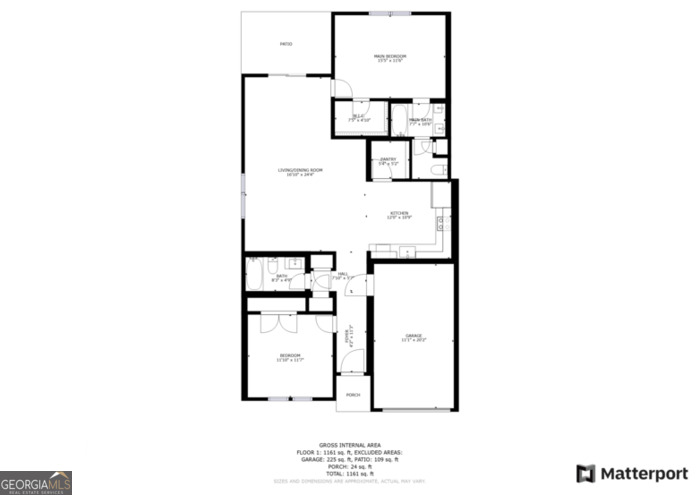 126 Cottage Grove Road Brunswick, GA 31525 - Photo 16 of 17 a picture of a floor plan
