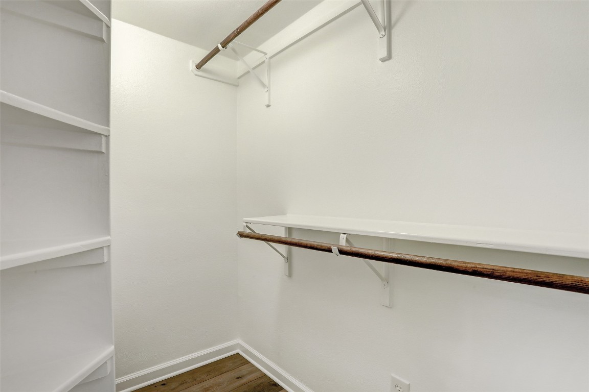 7685 Northcross Drive, Unit 426 Austin, TX 78757 - Photo 15 of 35 a close up view of racks on the wall