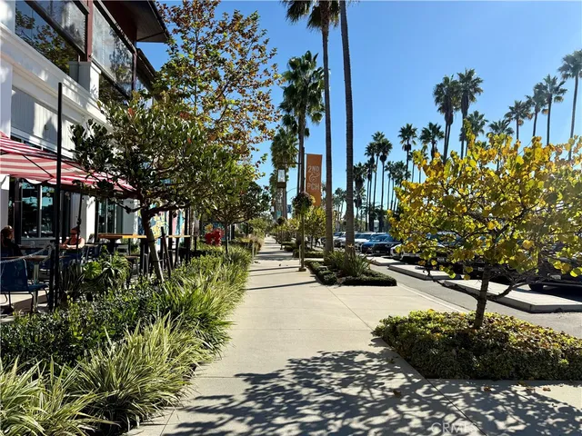 a picture of city view with outdoor seating