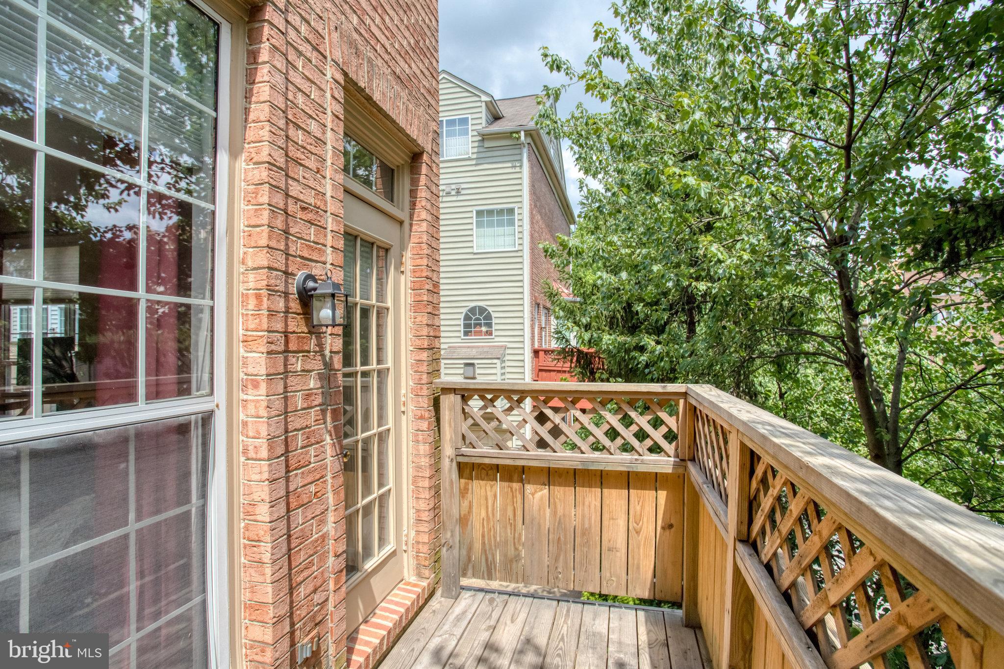 6001 Riddle Walk Alexandria, VA 22312 - Photo 22 of 85 Glass-paned Entry Door to Deck from Nook