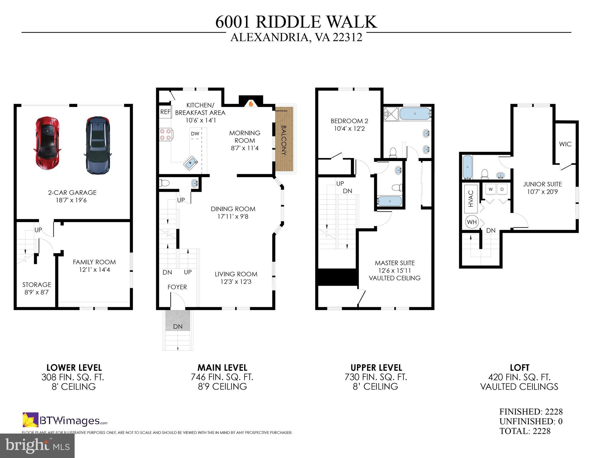 6001 Riddle Walk Alexandria, VA 22312 - Photo 78 of 85 Floor Plan - Full Home