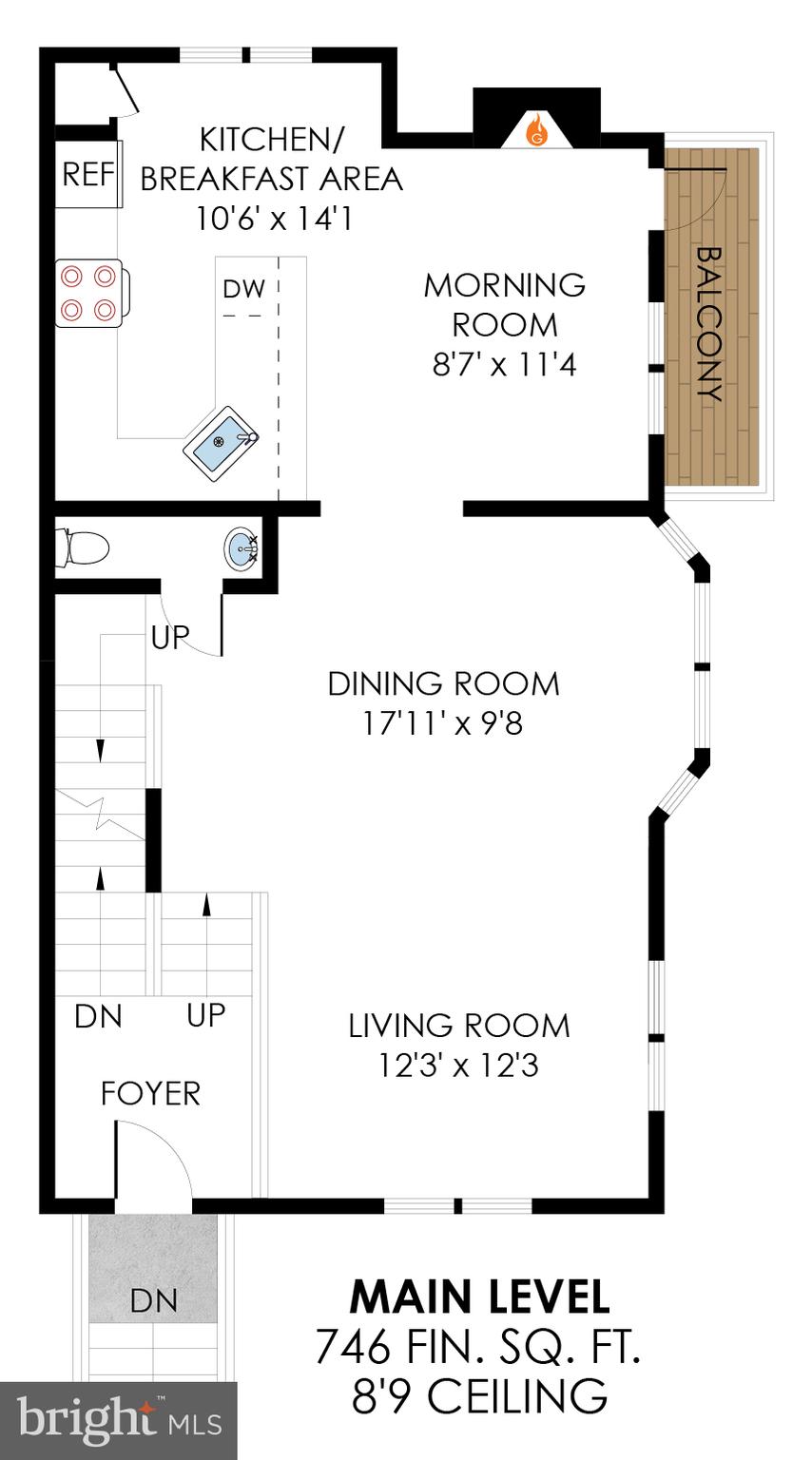 6001 Riddle Walk Alexandria, VA 22312 - Photo 79 of 85 Floor Plan - Main Level