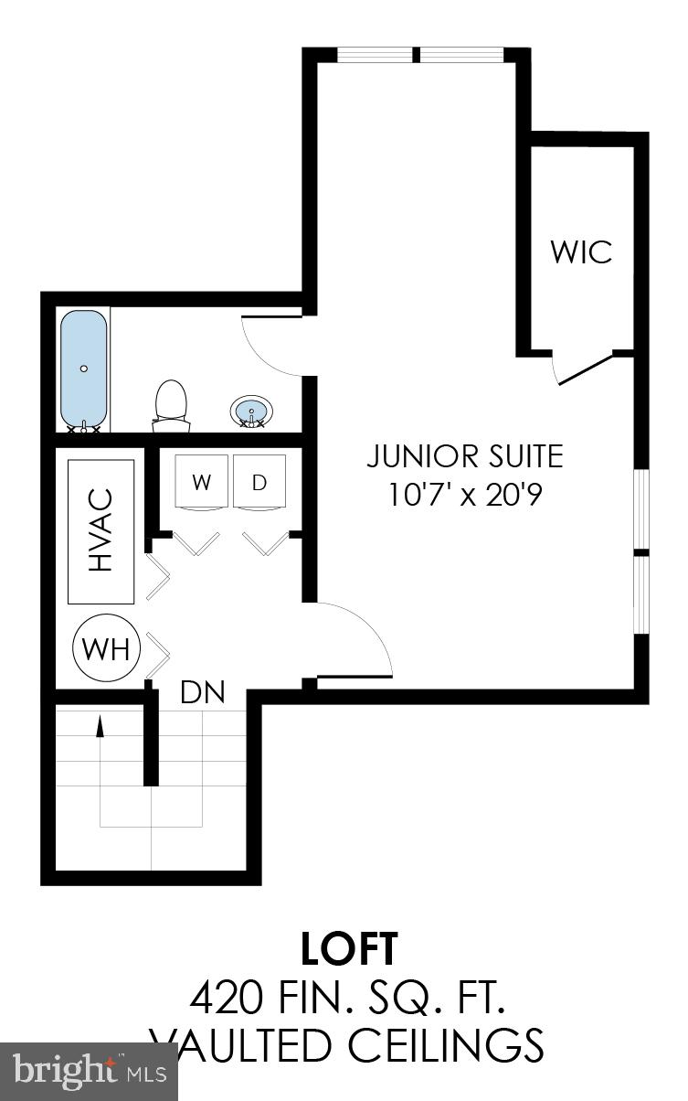 6001 Riddle Walk Alexandria, VA 22312 - Photo 81 of 85 Floor Plan - Loft Level