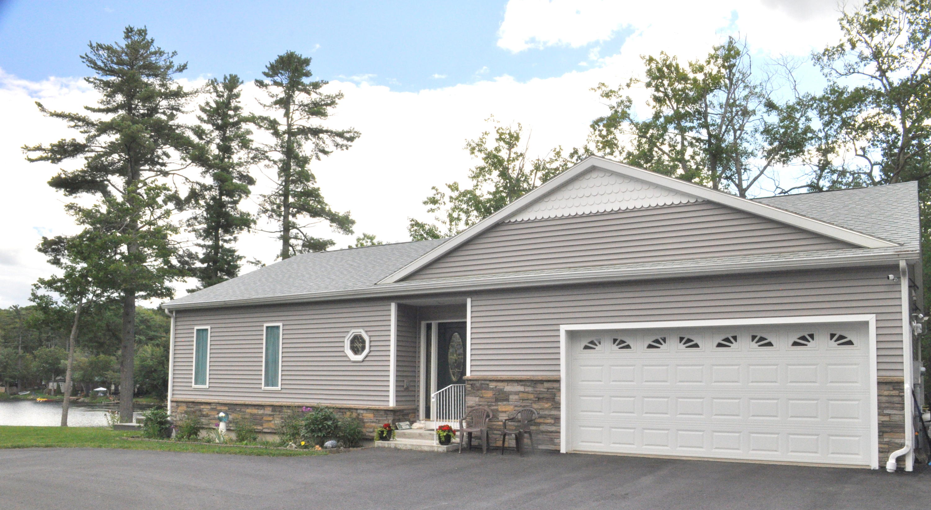 7 Rogers Road Orrington, ME 04474 - Photo 21 of 50 Driveway Side View with Lake