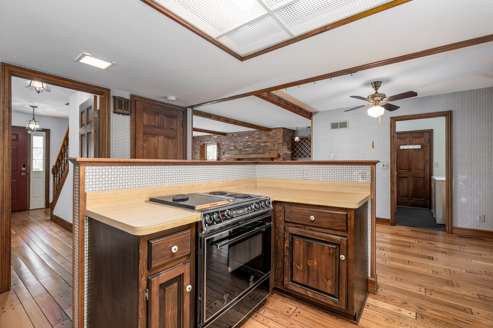 3094 East 1888th Road Ottawa, IL 61350 - Photo 13 of 43 a kitchen with a stove and a sink