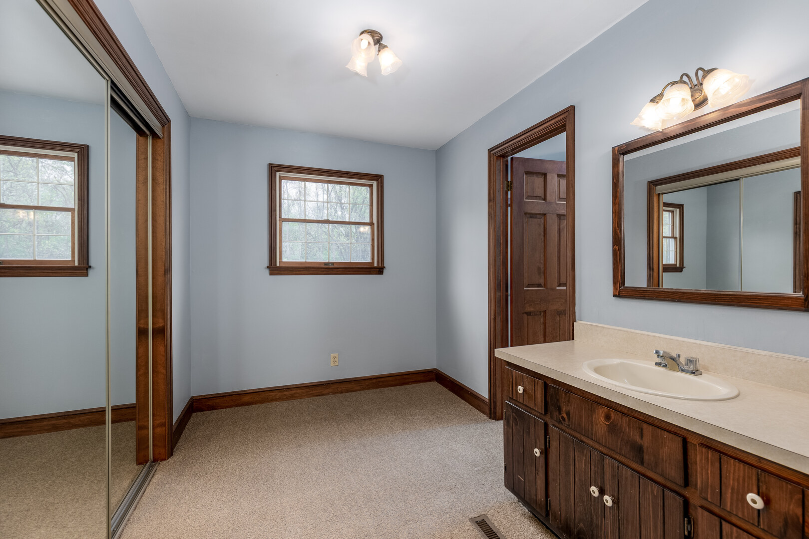 3094 East 1888th Road Ottawa, IL 61350 - Photo 20 of 43 a bathroom with a sink and a mirror