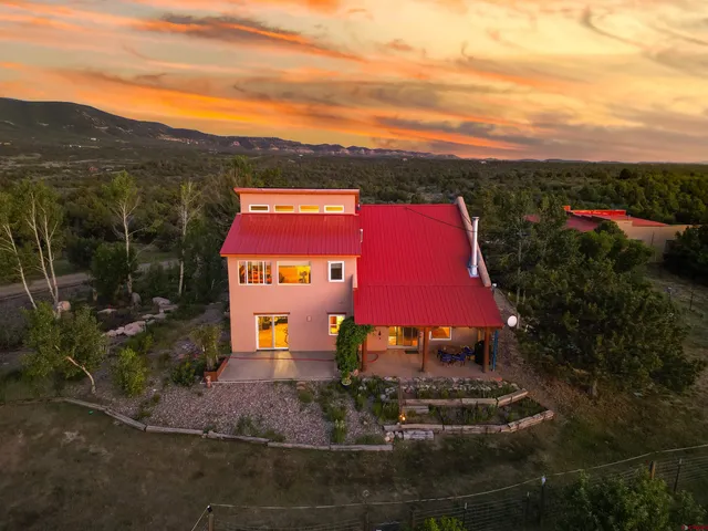 a view of city from balcony