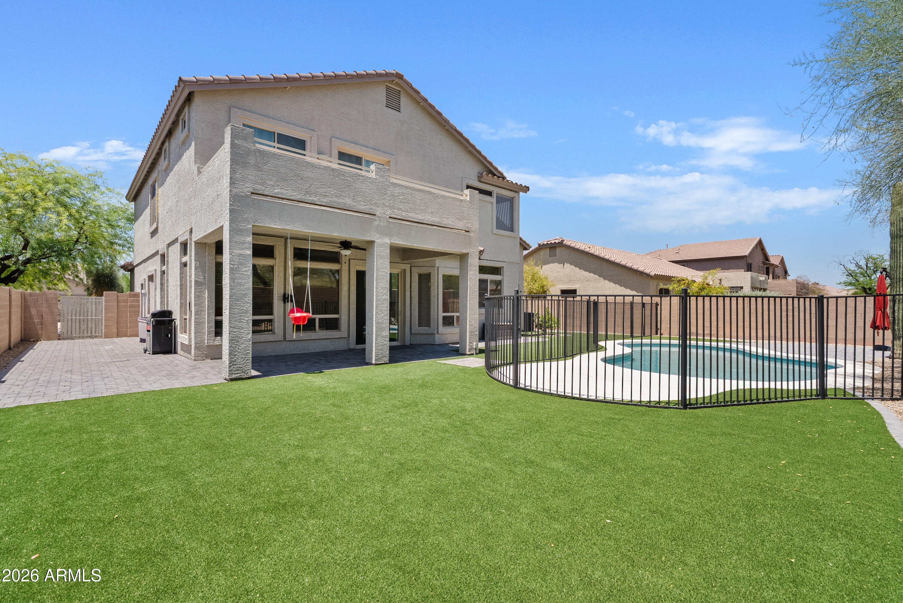 3060 North Ridgecrest, Unit 76 Mesa, AZ 85207 - Photo 34 of 46 Gorgeous Backyard with Mountain Views