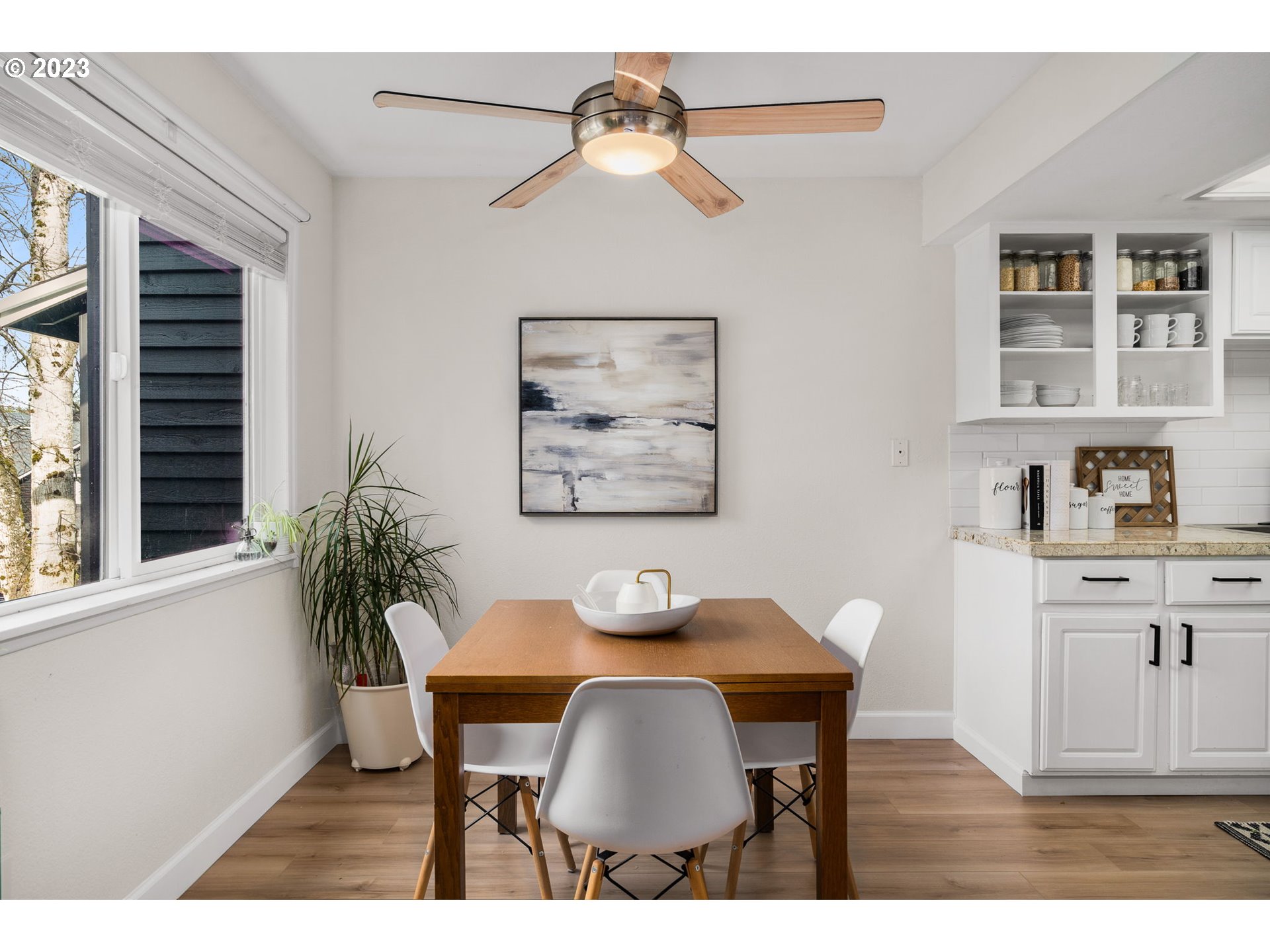 9340 Southwest 146th Terrace, Unit K7 Beaverton, OR 97007 - Photo 6 of 18 a dining room with furniture and window
