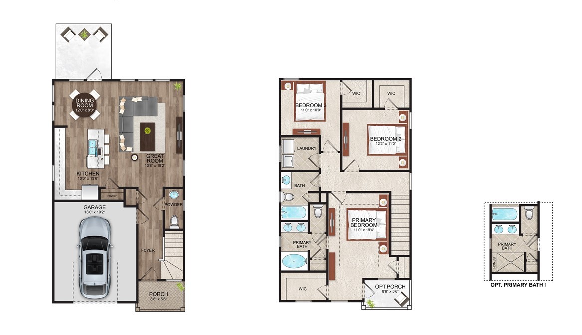 212 Chime Pooler, GA 31322 - Photo 35 of 35 Floor Plan - Sea Drift