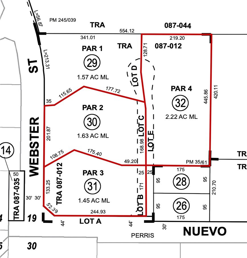 24000 Nuevo Road Perris, CA 92570 - Photo 7 of 7 Three contiguous parcels close to the I-215/CA-74 Freeways and Nuevo Road interchange