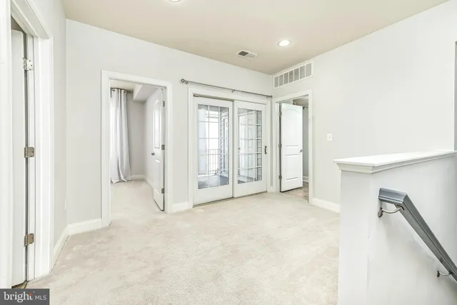 a view of an empty room