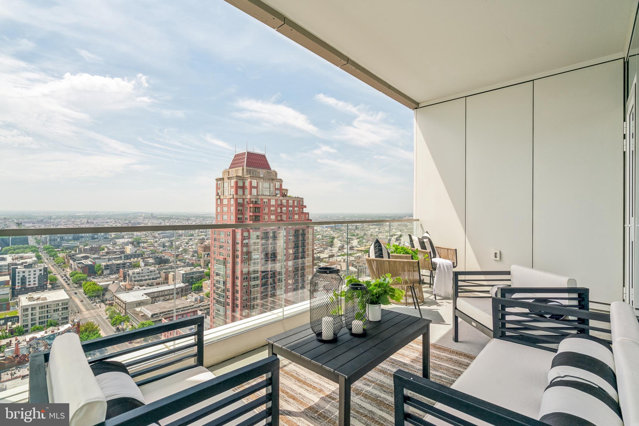 301 South Broad Street, Unit 2202 Philadelphia, PA 19107 - Photo 11 of 28 weather protected balcony