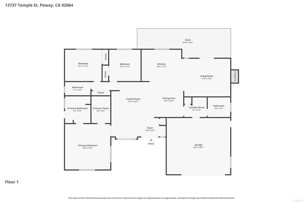 13737 Temple Street Poway, CA 92064 - Photo 38 of 38 a picture of floor plan