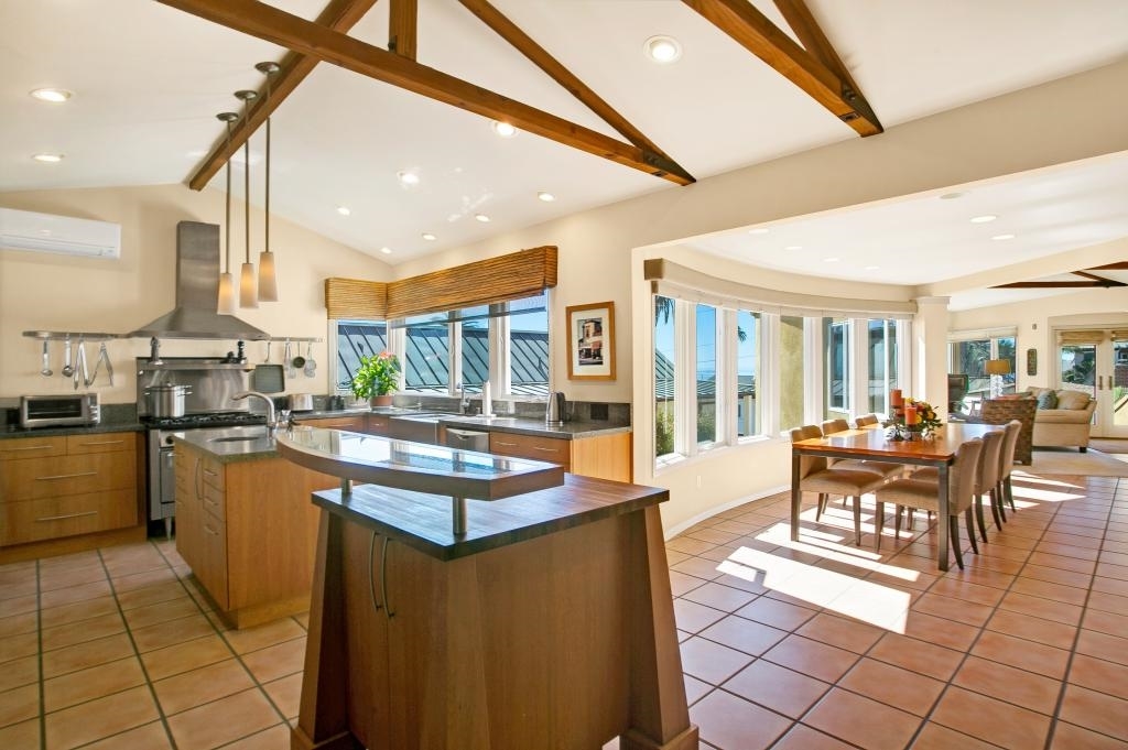 234 3rd Street Encinitas, CA 92024 - Photo 12 of 25 Open floorpan from kitchen to dining room.