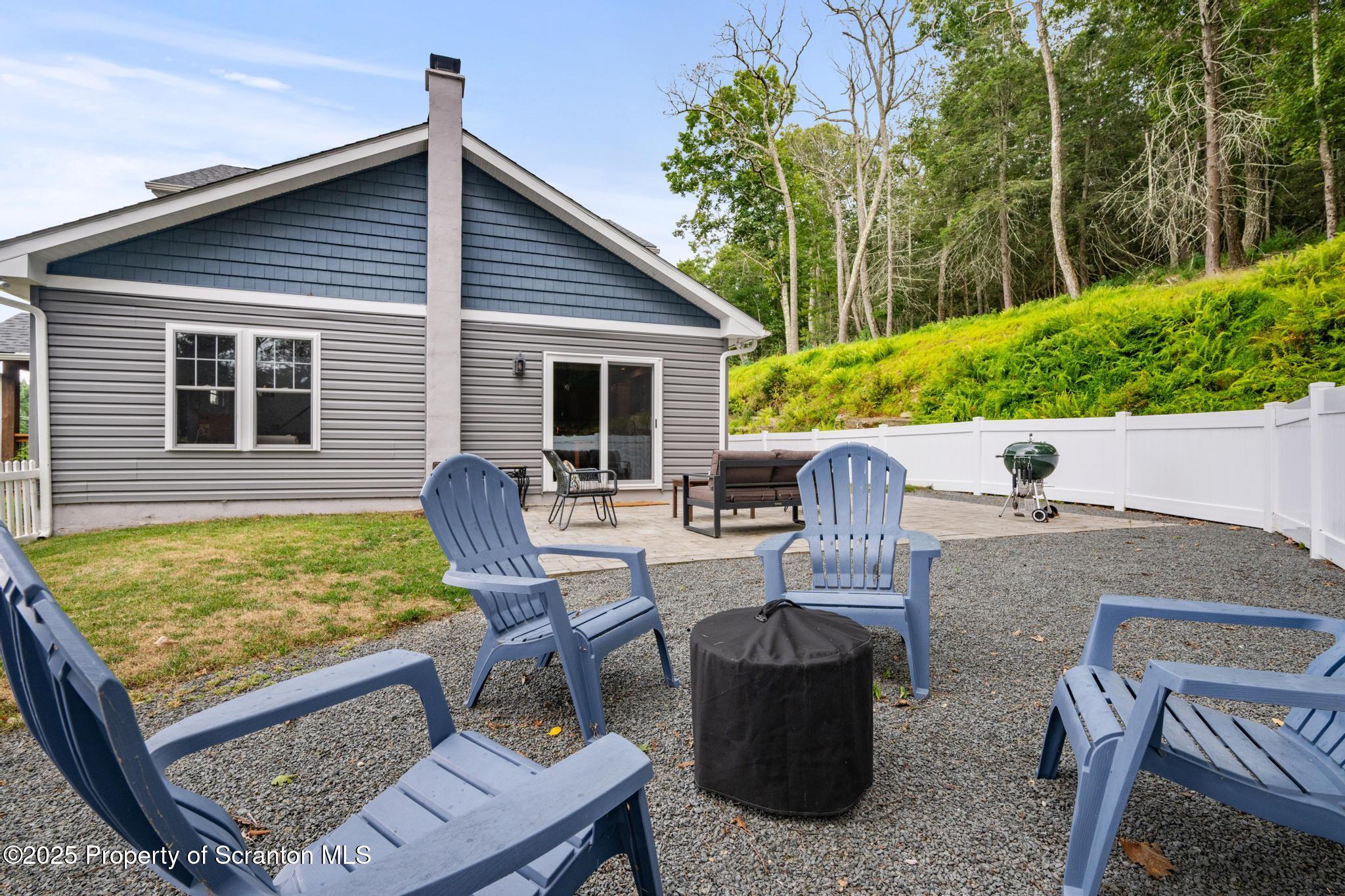 300 Gumbletown Road Paupack, PA 18451 - Photo 46 of 46 a view of backyard with seating space and trees in the background