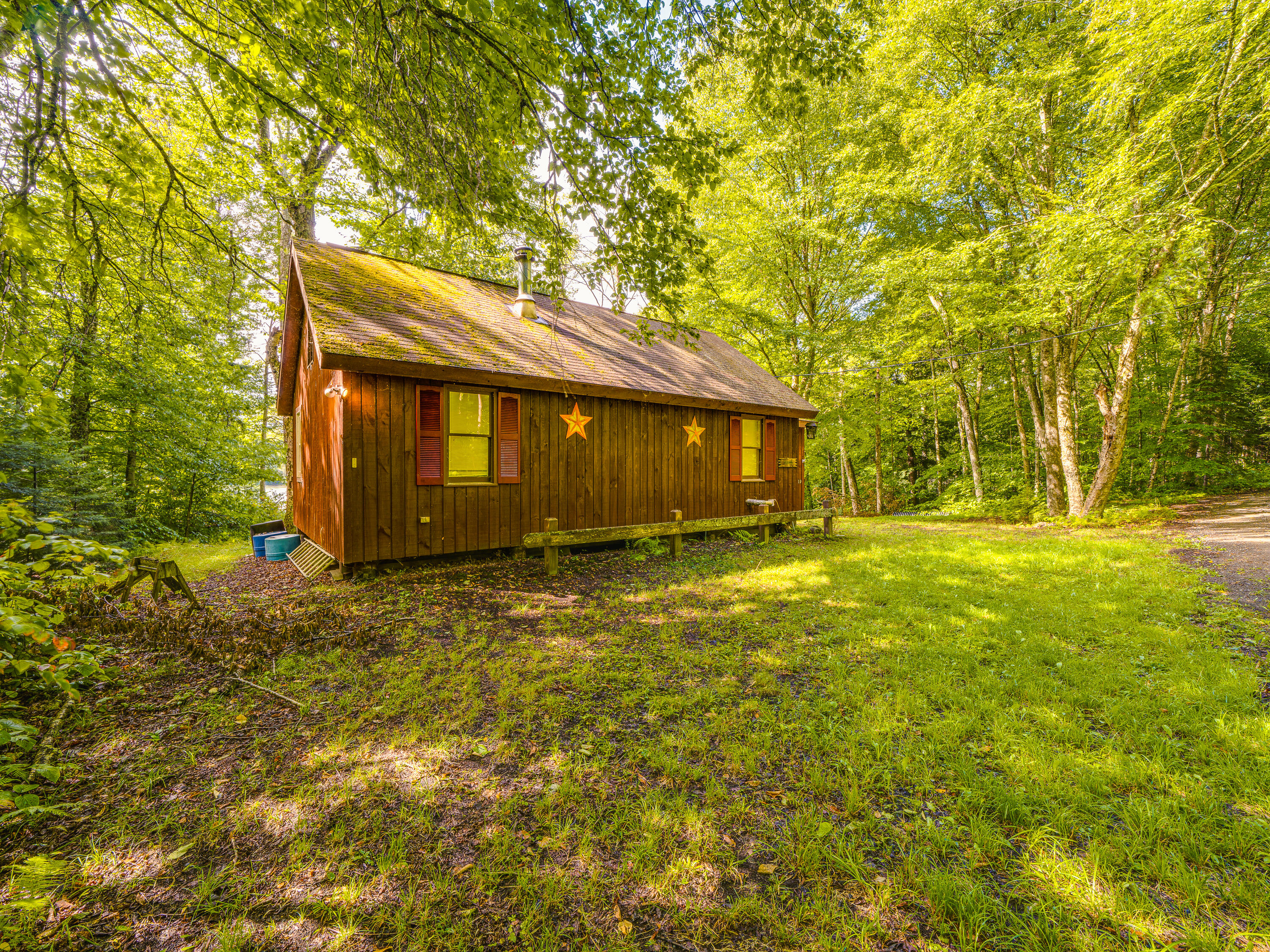 419 Woody's Road Newcomb, NY 12852 - Photo 4 of 37 Front of Cabin