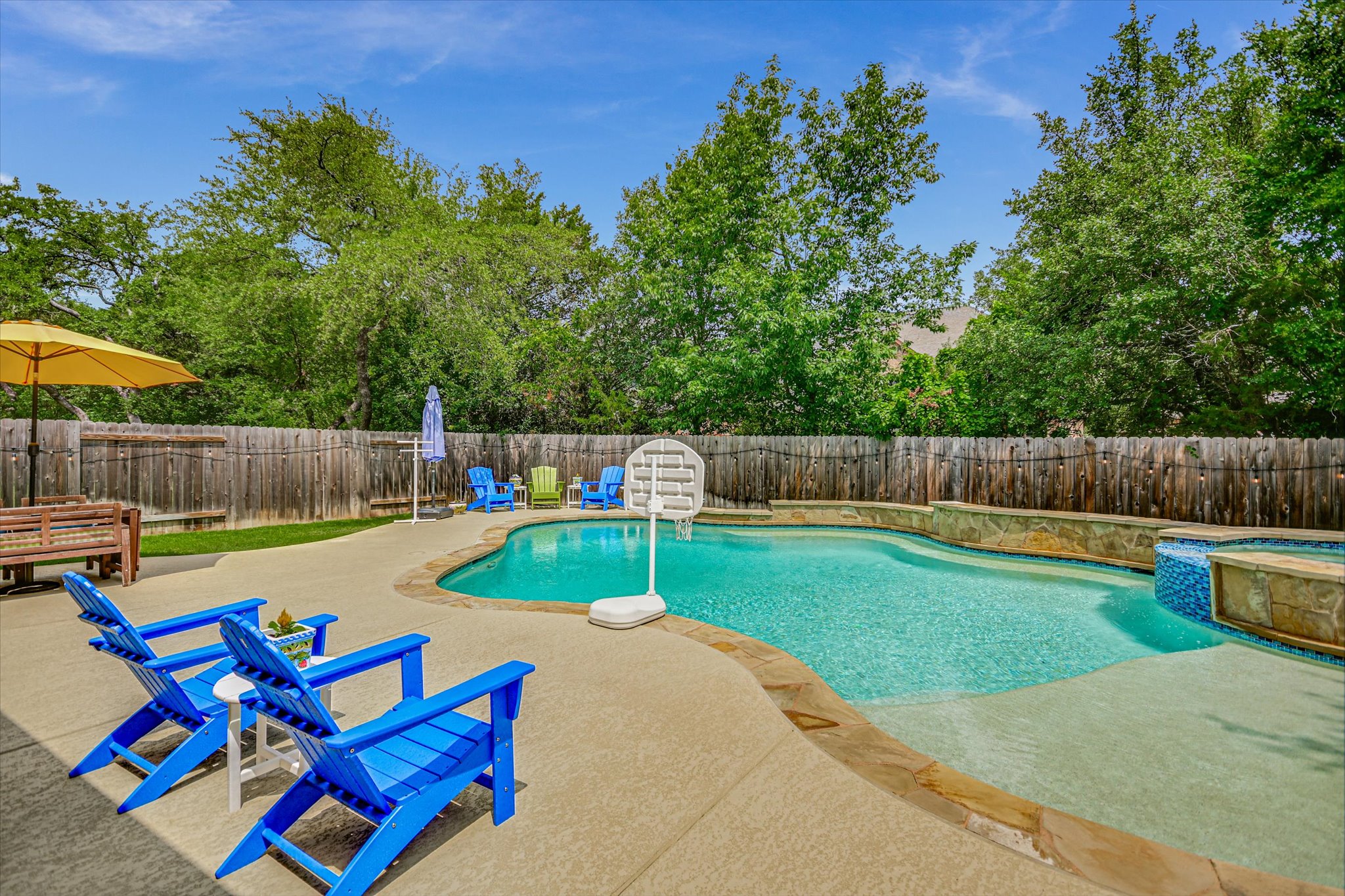 12312 Montclair Bend Austin, TX 78732 - Photo 27 of 40 Heated Saltwater gunite pool and spa