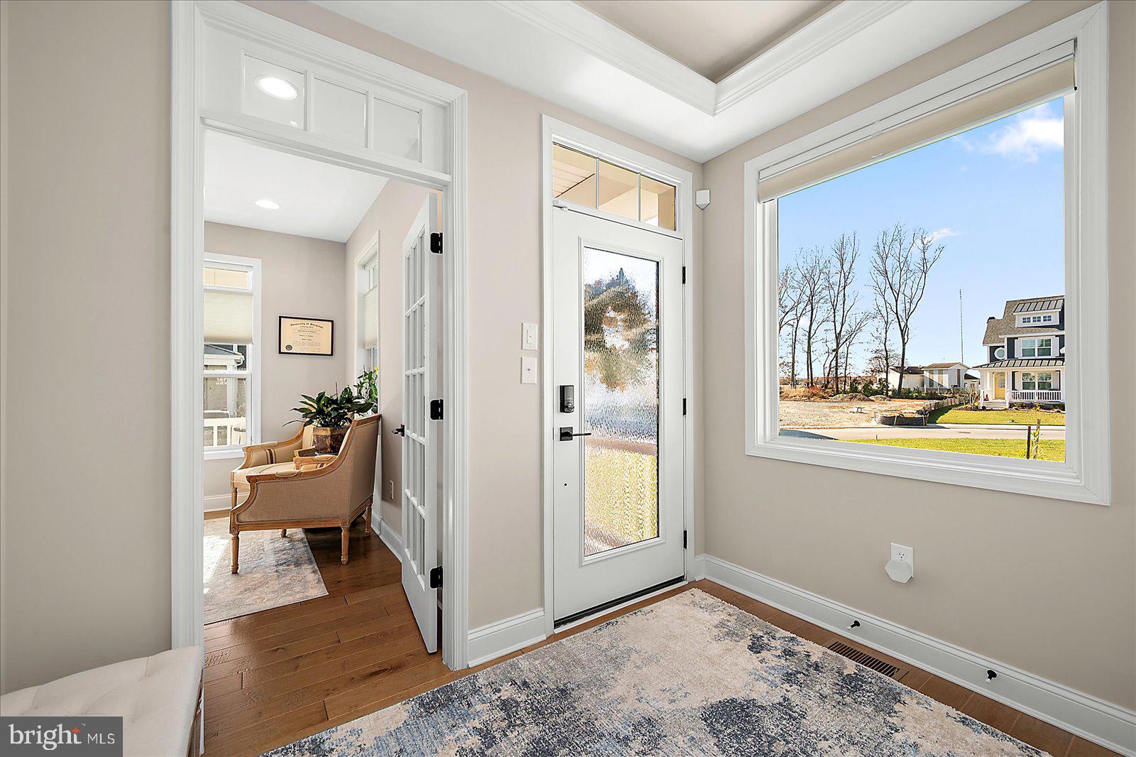 19218 American Holly Road Rehoboth Beach, DE 19971 - Photo 5 of 107 Spacious foyer with coat closet and tray ceiling