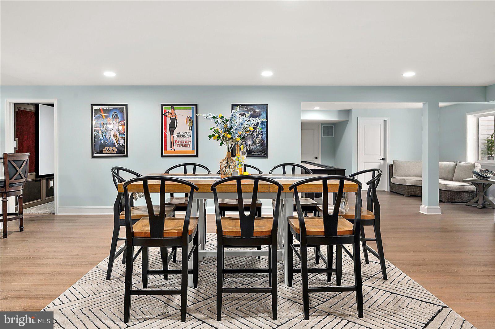19218 American Holly Road Rehoboth Beach, DE 19971 - Photo 72 of 107 a view of a a dining room with furniture window and wooden floor