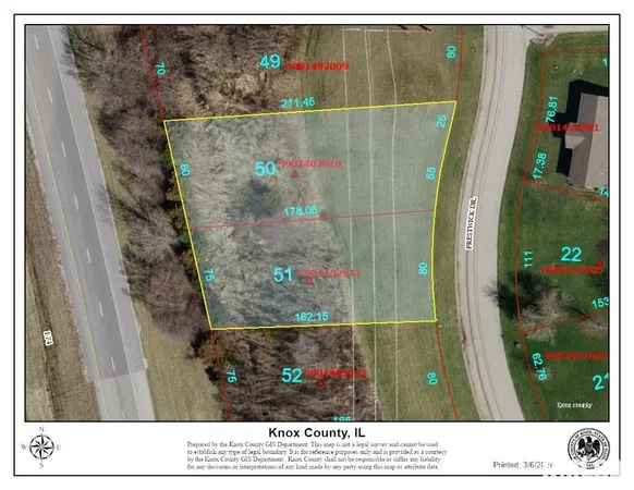 $6,000 | Lot 50-51 Country Club Estates, Galesburg, IL 61401
