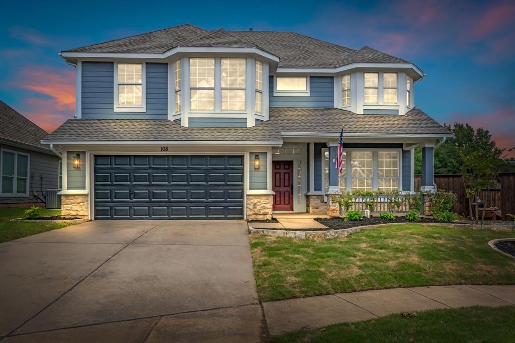 108 Crystal Brooke Grapevine, TX 76051 - Photo 1 of 1 a front view of a house with a yard