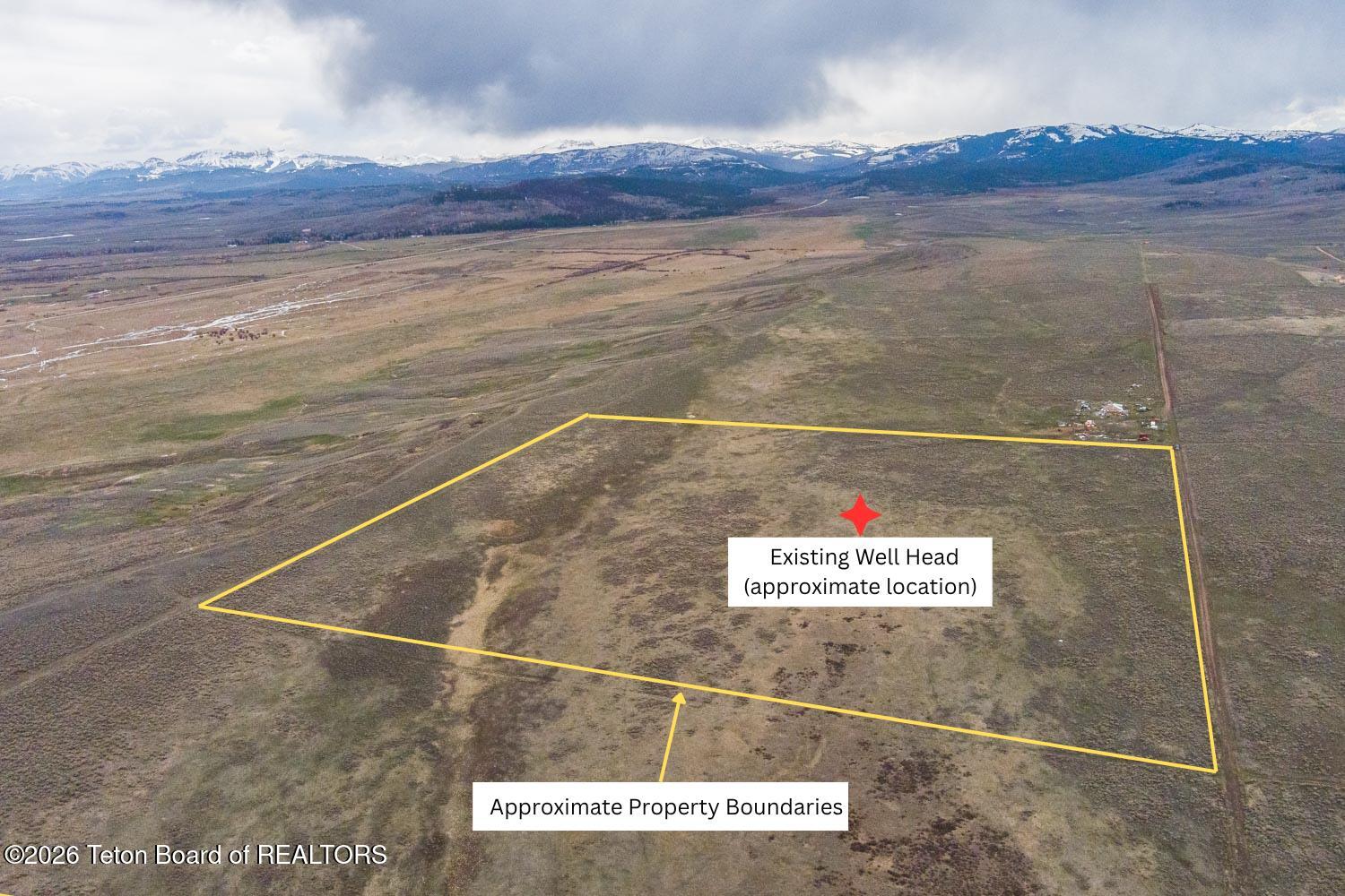 9 East Beaver Ridge Road Daniel, WY 83115 - Photo 11 of 14 Drone with property lines 3
