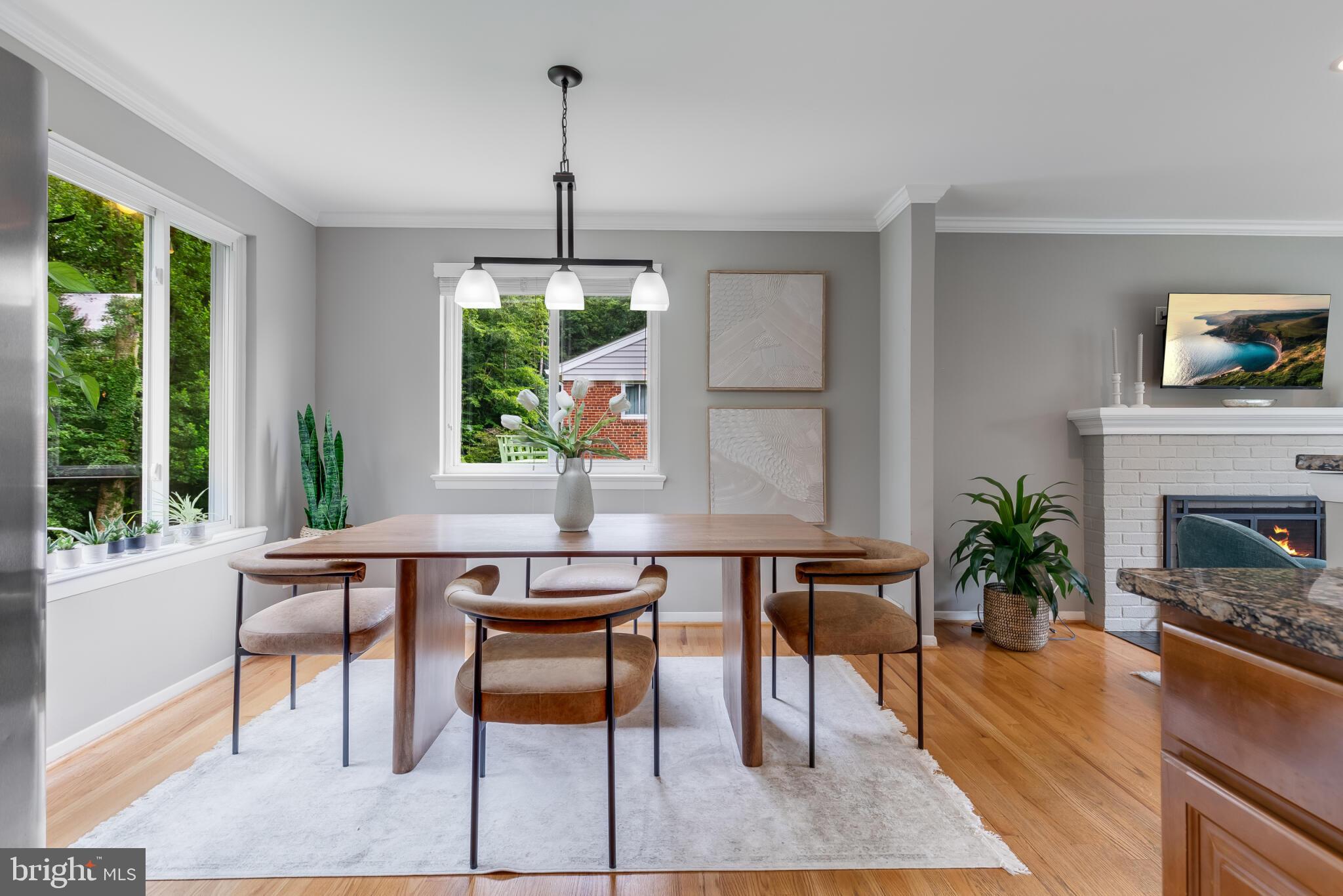 7504 Nancemond Street Springfield, VA 22150 - Photo 13 of 51 Bright dining area with windows