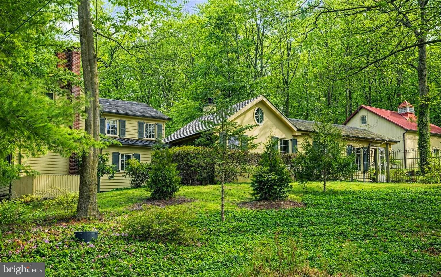 6338 Old Carversville Road Carversville, PA 18913 - Photo 55 of 56 a view of a house with backyard and a tree