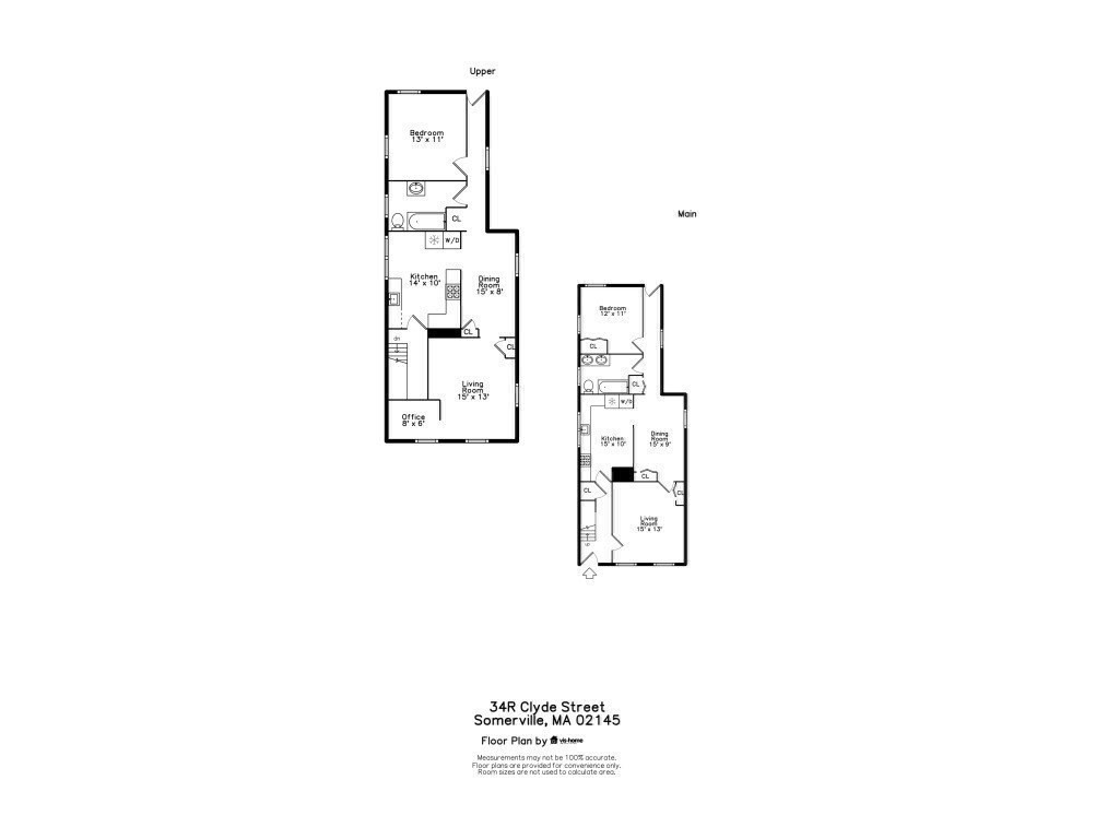 34 R Clyde Street Somerville, MA 02145 - Photo 31 of 31 a picture of a floor plan
