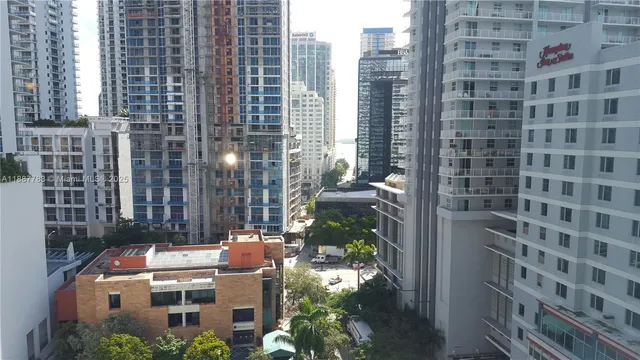 a front view of a building