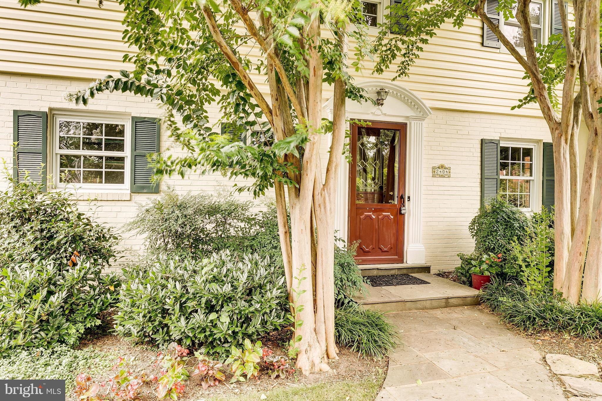 2404 Cameron Mills Road Alexandria, VA 22302 - Photo 1 of 26 Tree-lined Walkway to front door
