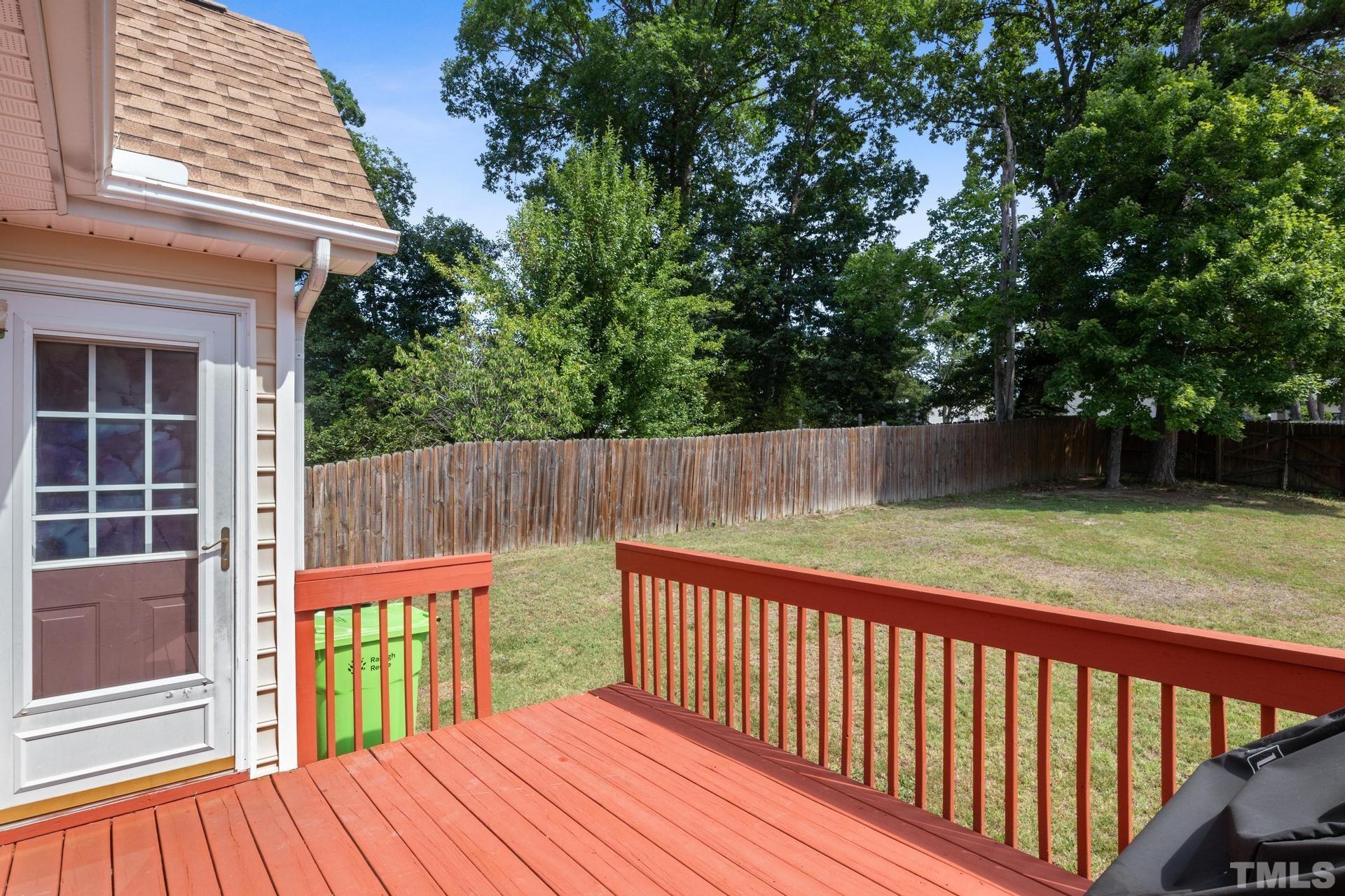 4213 Somerset Valley Lane Raleigh, NC 27616 - Photo 8 of 31 a view of wooden deck