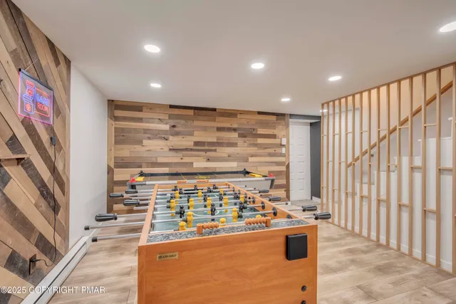 a room with furniture and a couch