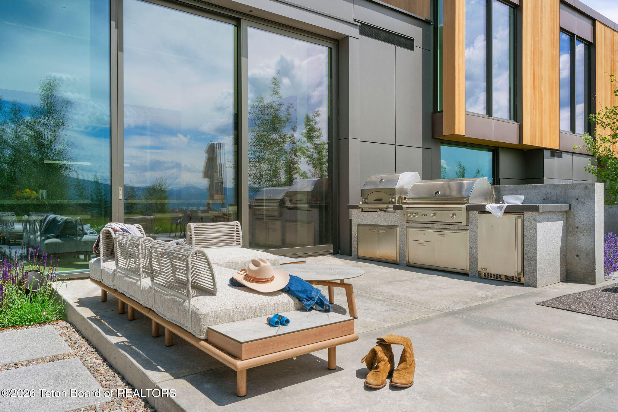 2005 West Bannock Road Jackson, WY 83001 - Photo 105 of 141 West patio off kitchen 5