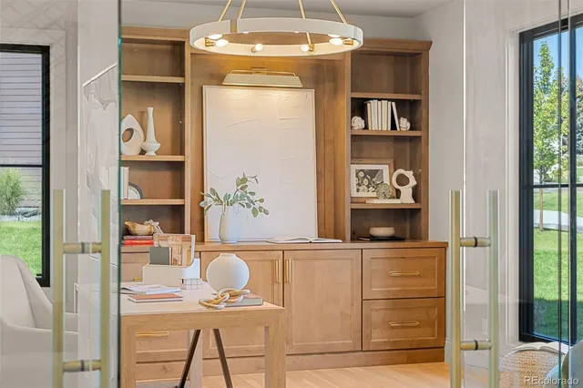 a spacious bedroom with a large bed and a window