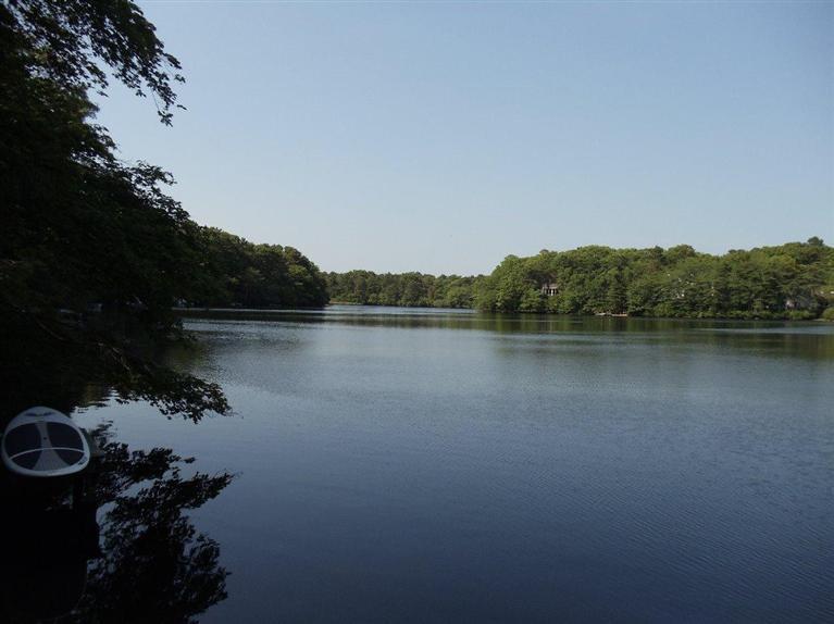 116 Fells Pond Road Mashpee, MA 02649 - Photo 20 of 21 a view of a lake with houses