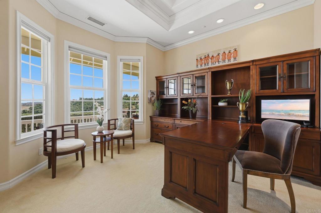 2292 Dos Lomas Fallbrook, CA 92028 - Photo 10 of 71 Office with custom cherry cabinetry