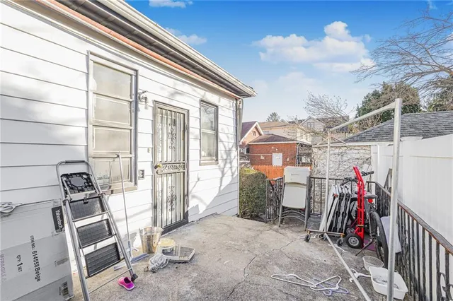 a view of storage and utility room