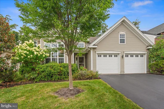 a view of a house with yard and plants