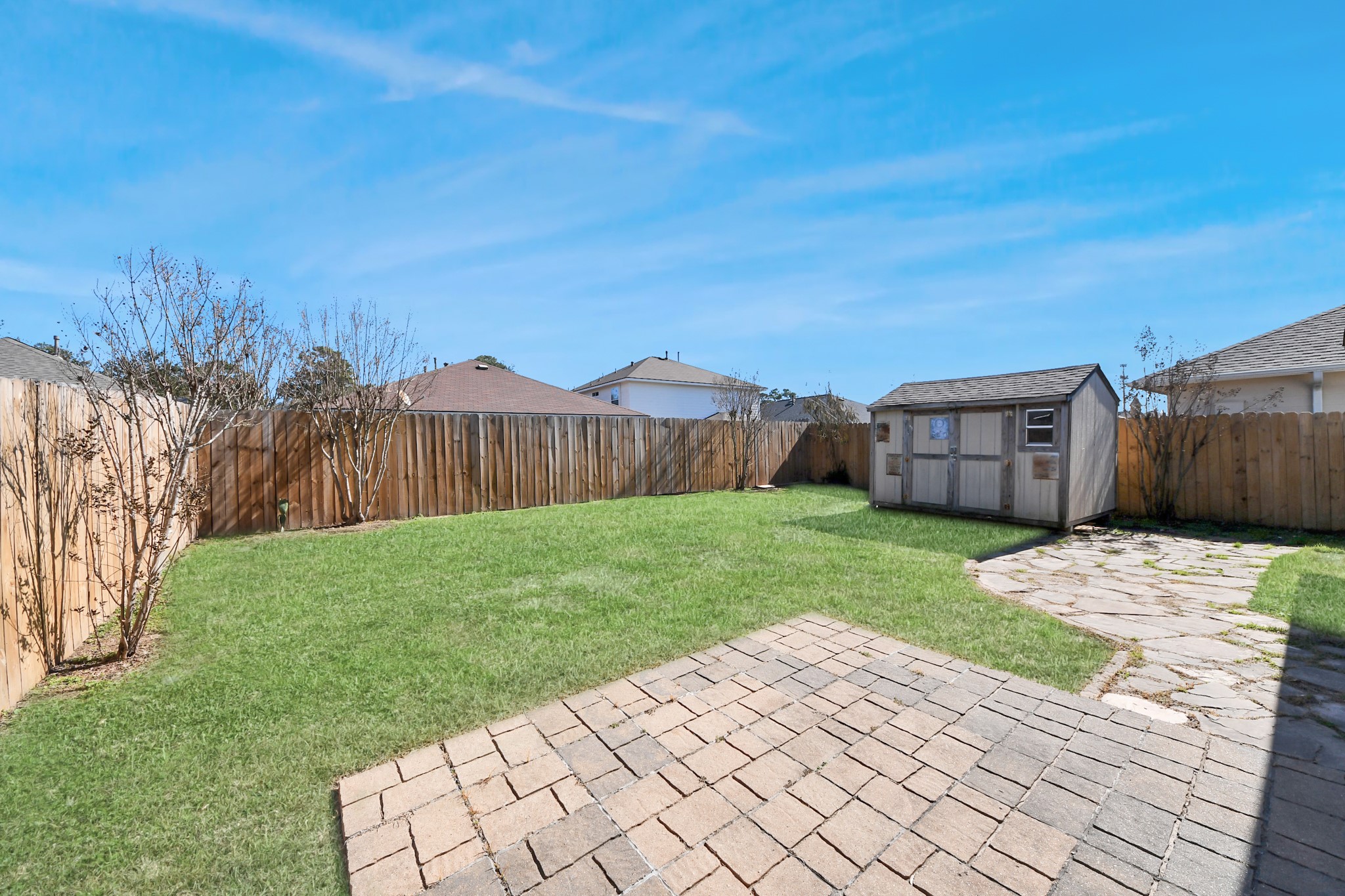 21630 Falvel Sunset Court Spring, TX 77388 - Photo 4 of 23 Backyard view from the entrance