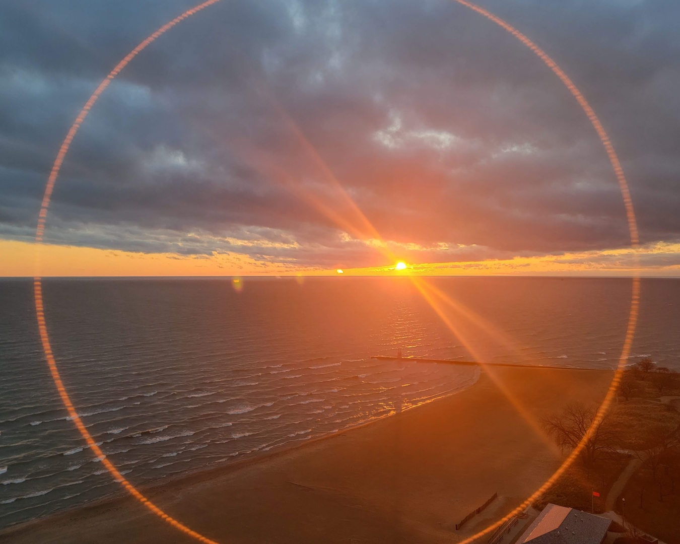 5733 North Sheridan Road, Unit 25C Chicago, IL 60660 - Photo 32 of 39 a view of an ocean and beach