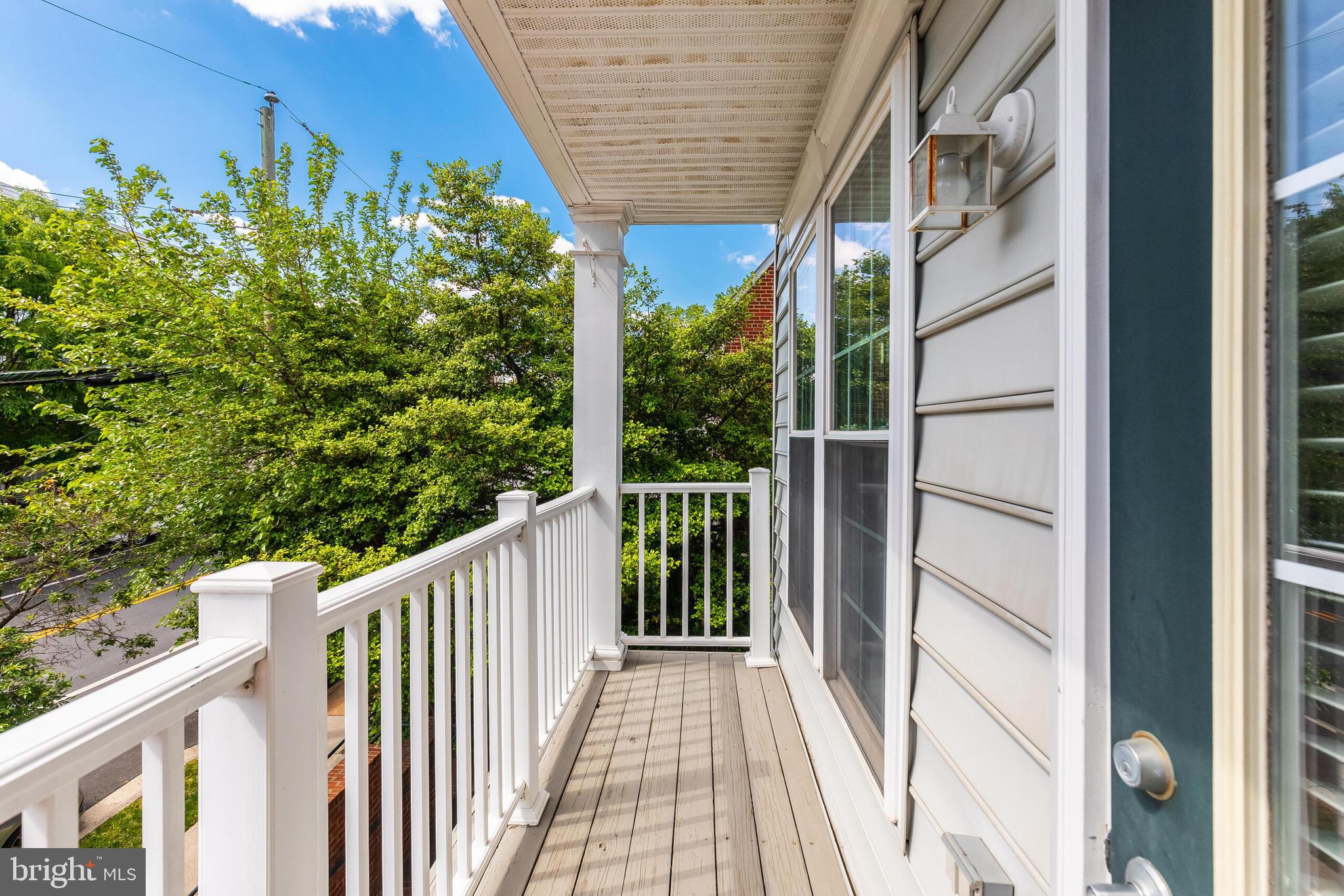 1423 North Rhodes Street, Unit 201 Arlington, VA 22209 - Photo 26 of 30 Front Balcony