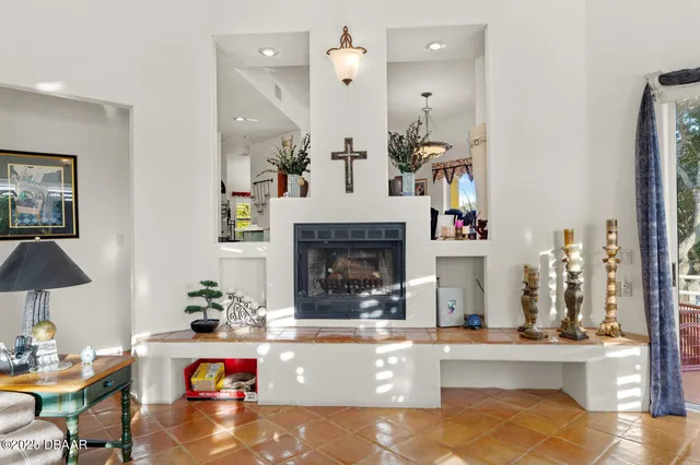 a view of swimming pool with seating area